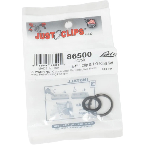 3/4" Clip & O-Ring Set Nia-Chem Ltd.