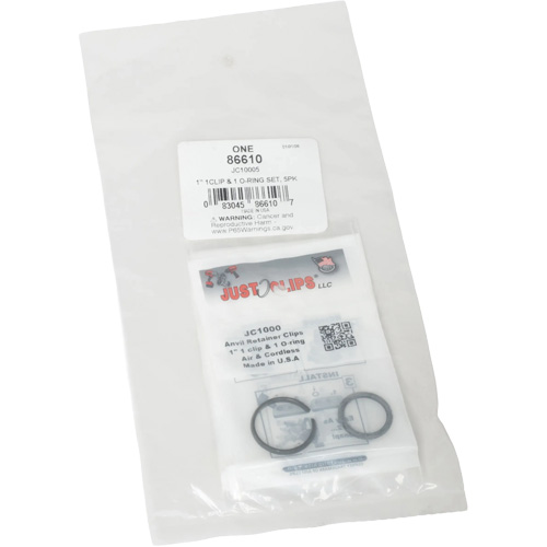 1" Clips & O-Rings Set - Bulk Nia-Chem Ltd.