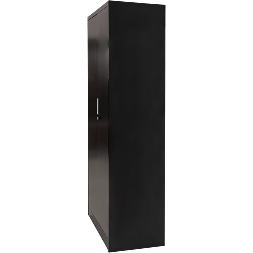Combination Storage Cabinet, 36" W x 18" D x 72" H, Black Nia-Chem Ltd.