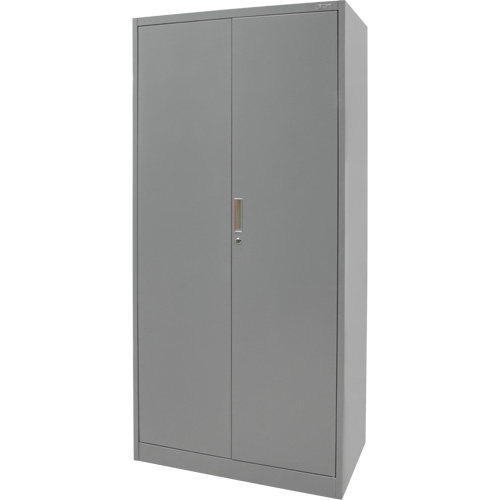 Combination Storage Cabinet, 36" W x 18" D x 72" H, Grey Nia-Chem Ltd.