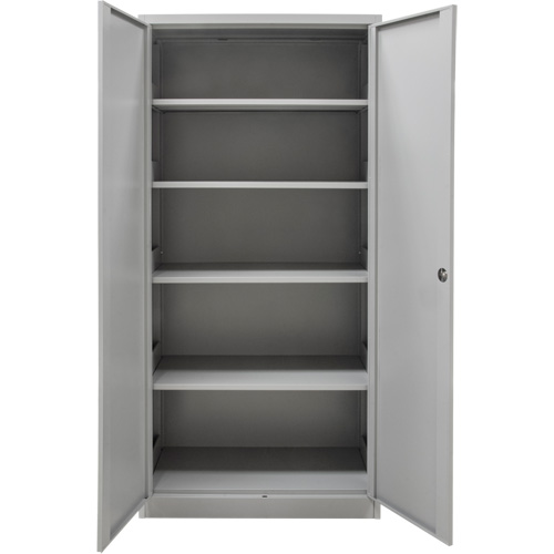 Armoires de rangement Hi-Boy, Acier, 4 Tablettes, 72" h x 36" la x 18" P, Gris Nia-Chem Ltd.