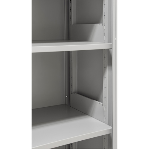 Armoires de rangement Hi-Boy, Acier, 4 Tablettes, 72" h x 36" la x 18" P, Gris Nia-Chem Ltd.