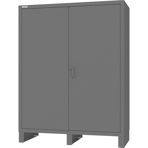 Armoire &agrave; portes encastr&eacute;es standards, Acier, 60" la x 24" p x 78" h, Gris Nia-Chem Ltd.