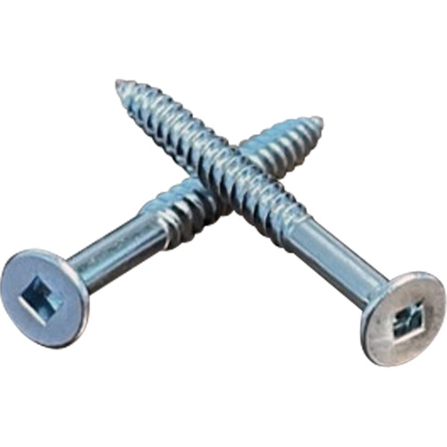 Flat SOC Wood Screws, #10 x 2" L, Zinc Plated Nia-Chem Ltd.