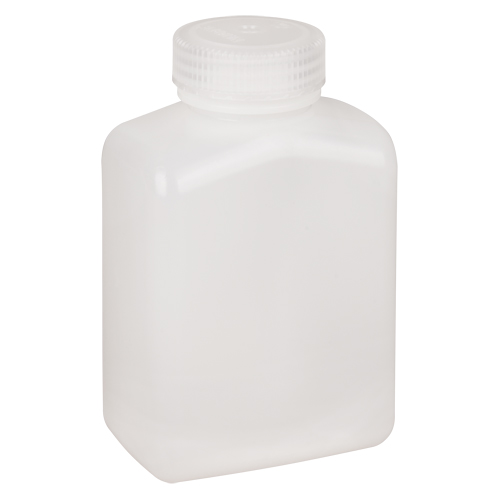 Bouteilles peu encombrantes &agrave; prise facile, Rectangulaire, 16 oz, Plastique Nia-Chem Ltd.
