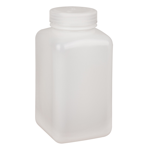Bouteilles peu encombrantes &agrave; prise facile, Carr&eacute;e, 32 oz, Plastique Nia-Chem Ltd.