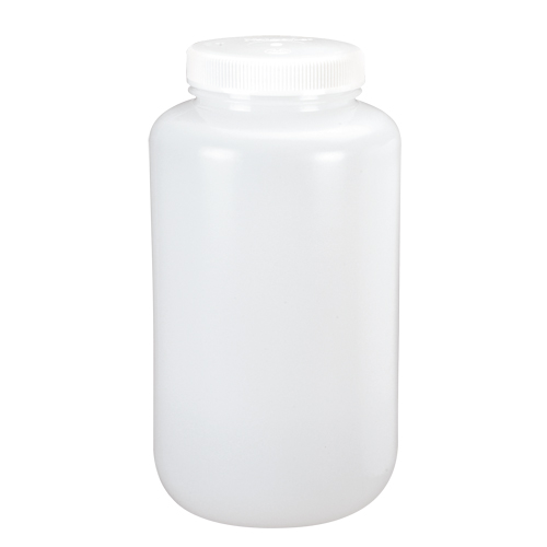 Bouteilles &agrave; large ouverture, Ronde, 1/2 gal., Plastique Nia-Chem Ltd.
