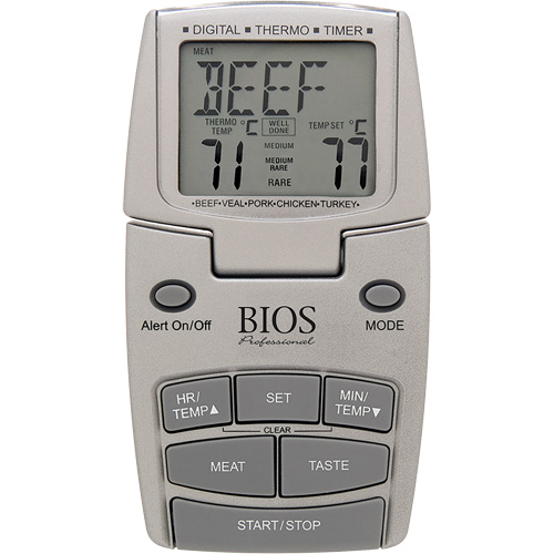 Meat Thermometer, Contact, Digital, 14-392°F (10-200°C) Nia-Chem Ltd.