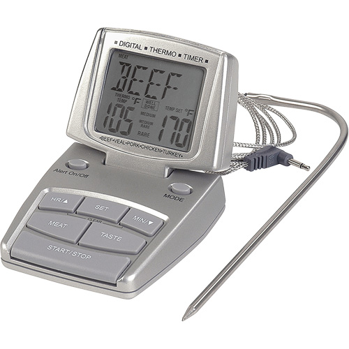 Meat Thermometer, Contact, Digital, 14-392°F (10-200°C) Nia-Chem Ltd.