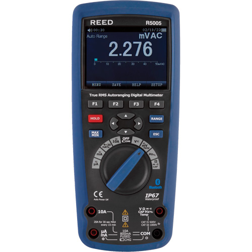 True RMS Industrial Multimeter, AC/DC Voltage, AC/DC Current Nia-Chem Ltd.
