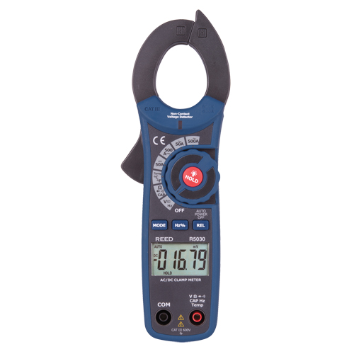 Pince amp&egrave;rem&eacute;trique TRMS a.c./c.c. avec certificat ISO, Tension c.a./c.c., Courant c.a./c.c. Nia-Chem Ltd.