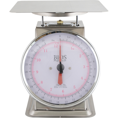 Top Loading Scale, 25 lbs. 12 kg Cap., 0.125 lbs. / 50 g Graduations Nia-Chem Ltd.