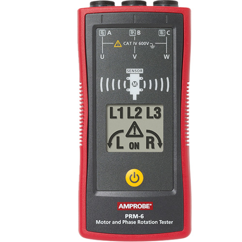 V&eacute;rificateur de l'ordre de phase et de la rotation des moteurs PRM-6 Nia-Chem Ltd.