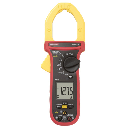 AMP-330 Motor Maintenance TRMS Clamp Meter, AC/DC Voltage, AC/DC Current Nia-Chem Ltd.