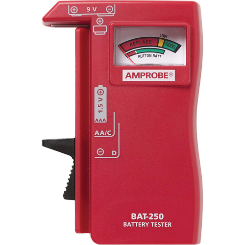 V&eacute;rificateur de pile BAT-250 Nia-Chem Ltd.