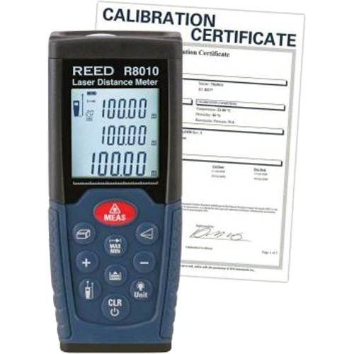 T&eacute;l&eacute;m&egrave;tre laser avec certificat NIST, 1,92" - 328' (5 cm - 100 m) Gamme de mesure, Num&eacute;rique (&eacute;lectronique) Nia-Chem Ltd.