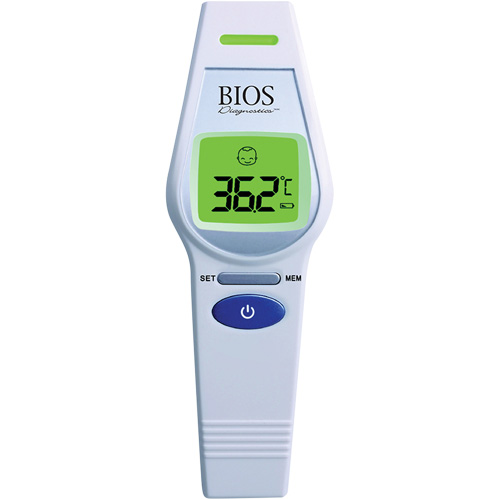 Non-Contact Forehead Thermometer, 0°C - 100.0°C (32.0°F - 212.0°F), Fixed Emmissivity Nia-Chem Ltd.