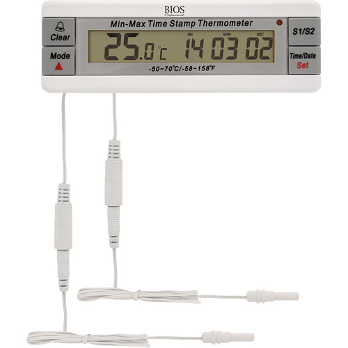 Vaccine Thermometer, Contact, Digital, -50-70°F (-58-158°C) Nia-Chem Ltd.