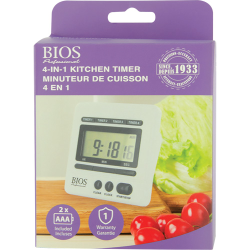 Minuterie de cuisine 4 en 1 Nia-Chem Ltd.