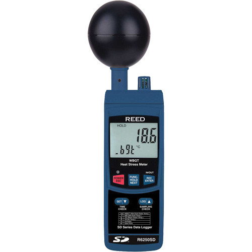 Data Logging Heat Stress Meter with NIST Certificate Nia-Chem Ltd.