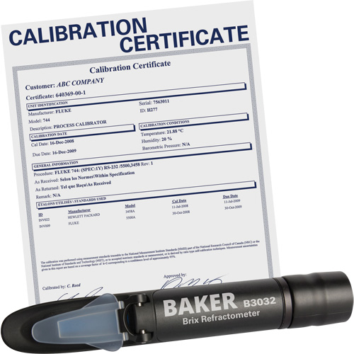 Refractometer with ISO Certificate, Analogue (Sight Glass), Br Nia-Chem Ltd.