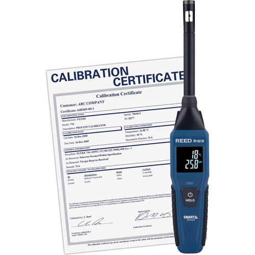 Thermo-hygrom&egrave;tre Bluetooth Smart Series avec certificat ISO, 0,0% - 100% RH, -4°- 140° F (-20° - 60° C) Nia-Chem Ltd.