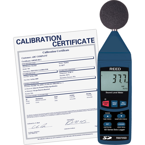 Data Logging Sound Level Meter with ISO Certificate Nia-Chem Ltd.