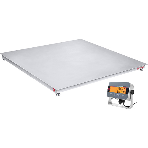 DEFENDER 3000 Washdown Floor Scale, 2500 lbs. Capacity, 36" W x 36" L Nia-Chem Ltd.