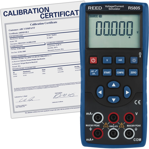 Voltage/Current Simulator with Traceable Certificate Nia-Chem Ltd.