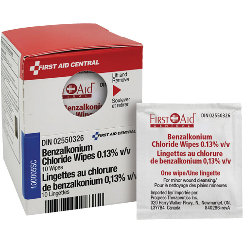 Lingettes de recharge SmartCompliance au chlorure de benzalkonium 0,13?% v/v, Serviette, Antiseptique Nia-Chem Ltd.