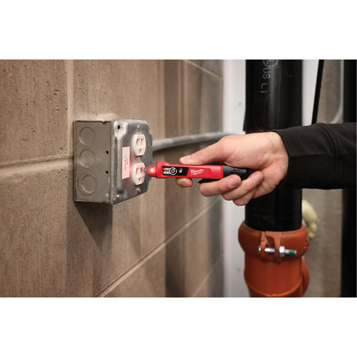 Dual Range Non-Contact Voltage Detector with LED, 12 V - 49 V/50 V - 1000 V, Display & Sound Alert Nia-Chem Ltd.
