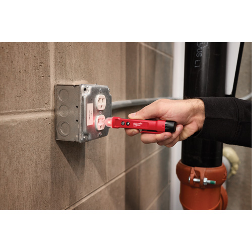D&eacute;tecteur de tension avec DEL et testeur de prise DDFT, 50 V - 1000 V, Alerte Affichage & son Nia-Chem Ltd.