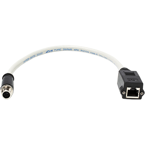 C&acirc;ble ethernet M12 &agrave; RJ45F Nia-Chem Ltd.