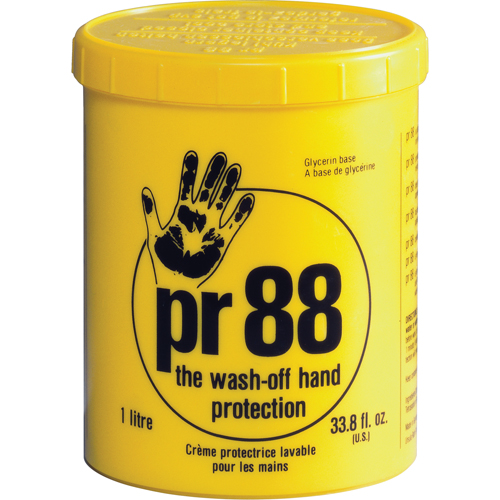 Pr88 Skin Protection Barrier Cream-the Wash-off Hand Protection, Jar, 1000 ml Nia-Chem Ltd.