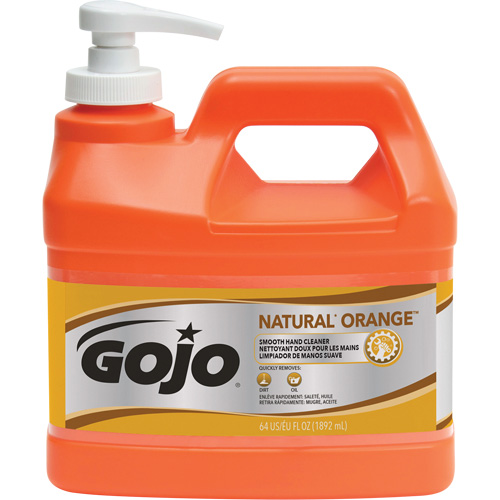 Natural Orange Hand Cleaner, Cream, 1.89 L, Pump Bottle, Citrus/Orange Nia-Chem Ltd.