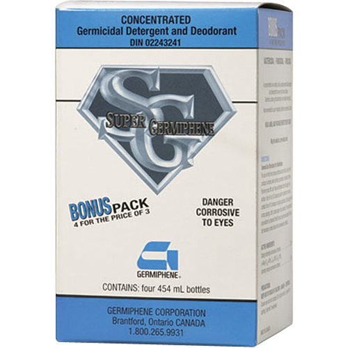 D&eacute;sinfectant Super Germiphene, 454 ml, Bouteille Nia-Chem Ltd.