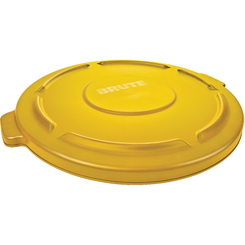 Round Brute&reg; Tops, Flat Lid, Plastic/Polyethylene, Fits Container Size: 22" Dia. Nia-Chem Ltd.
