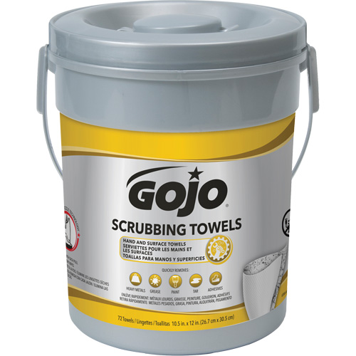 Scrubbing Towels, 72 Wipes, 12" x 10-1/2" Nia-Chem Ltd.
