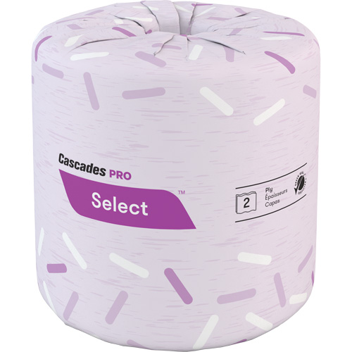 Papier hygi&eacute;nique Pro Select, 2 Pli, 500 Feuilles/Rouleu, Blanc Nia-Chem Ltd.