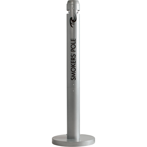 Cendriers Smokers' Pole, Sur pied, Aluminium, Hauteur 41" Nia-Chem Ltd.