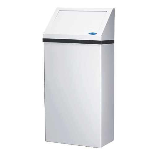 Wall-Mounted Waste Receptacle, Steel, 13.2 US gal. Nia-Chem Ltd.