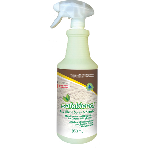 Stain Remover & Deodorizer for Carpets and Upholstery, 950 ml, Trigger Bottle Nia-Chem Ltd.