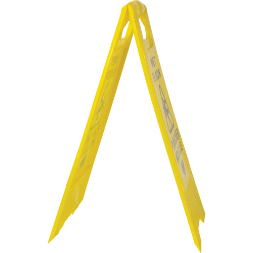 Panneau d'avertissement "Plancher mouill&eacute;", Bilingue avec pictogramme Nia-Chem Ltd.