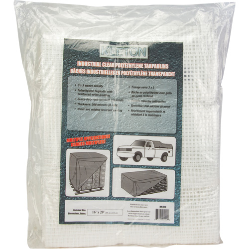 B&acirc;ches transparentes, 20' x 16' x 8 mils Nia-Chem Ltd.
