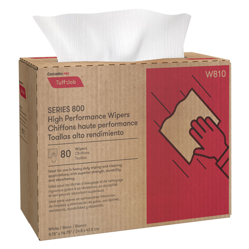 Pro Tuff-Job Wipers, Heavy-Duty, 9-3/4" L x 16-1/4" W Nia-Chem Ltd.