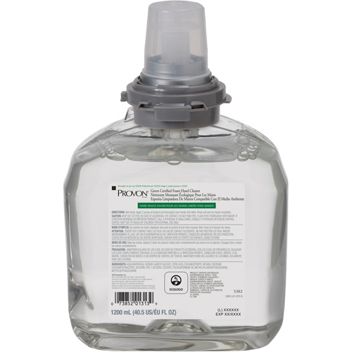 Green Certified Hand Soap for PROVON&reg; TFX Dispenser, Foam, 1200 ml, Scented Nia-Chem Ltd.