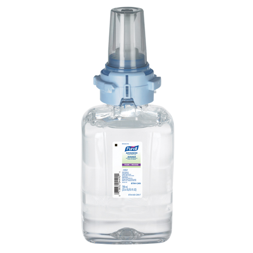 D&eacute;sinfectant pour les mains avanc&eacute; en mousse ADX-7, 700 ml, Cartouche de recharge, 70 % alcool Nia-Chem Ltd.