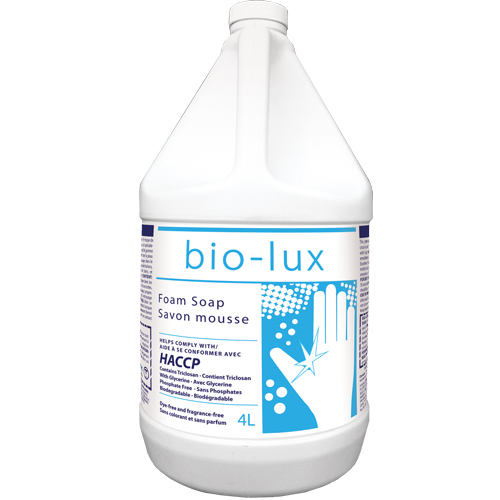 Bio-Lux Antimicrobial Soap, Foam, 4 L, Unscented Nia-Chem Ltd.