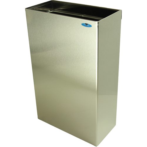 Wall Mounted Waste Receptacles, Stainless Steel, 11 US gal. Nia-Chem Ltd.