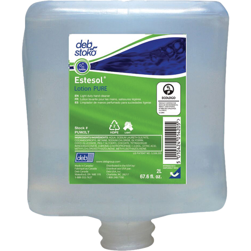 Nettoyant l&eacute;ger et pure pour les mains Estesol, Cr&egrave;me, 2 L, Recharge, Fraîcheur Nia-Chem Ltd.